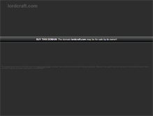 Tablet Screenshot of 22.lordcraft.com