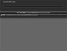 Tablet Screenshot of 26.lordcraft.com